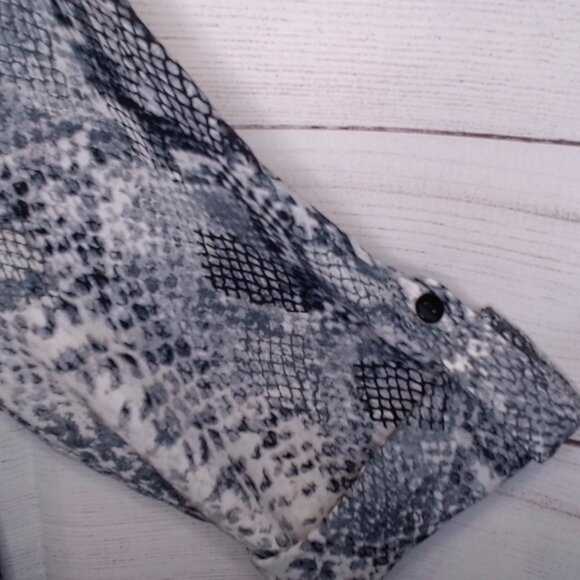 A.Byer Snake Print button down - Picture 3 of 7